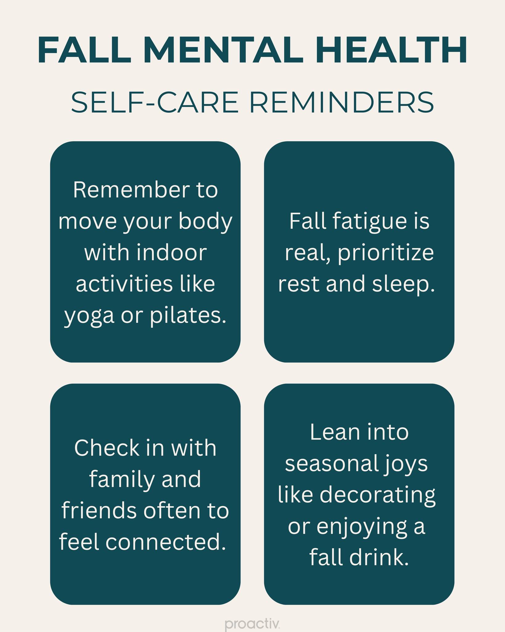 Proactiv - 🍂 It’s easy to slip into a slump as fall... | Facebook