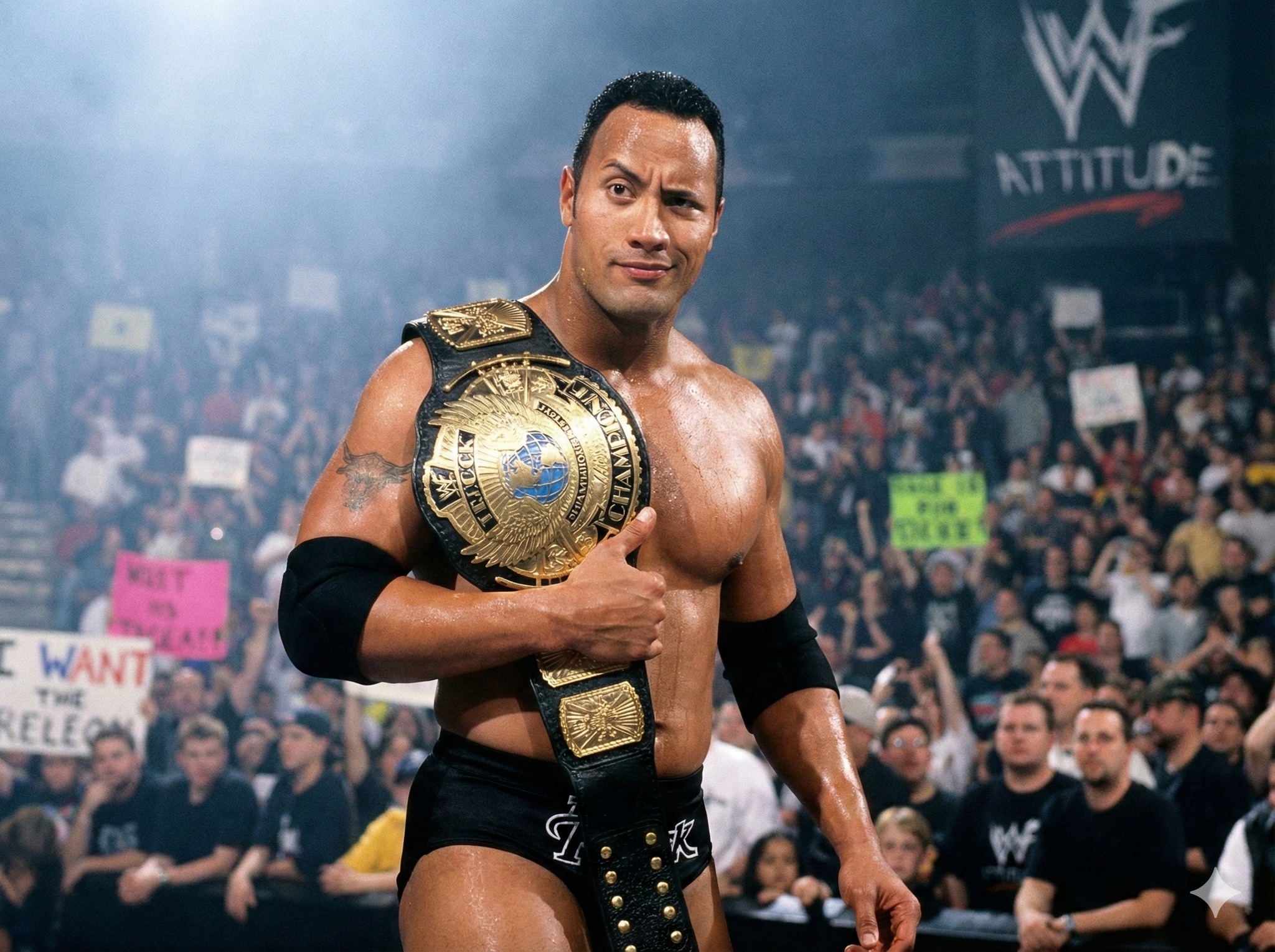 He's always been their champion, and now The Rock is the People's