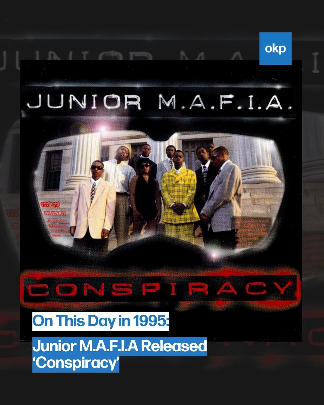 💿 30 years ago today, Junior M.A.F.I.A. dropped 'Conspiracy
