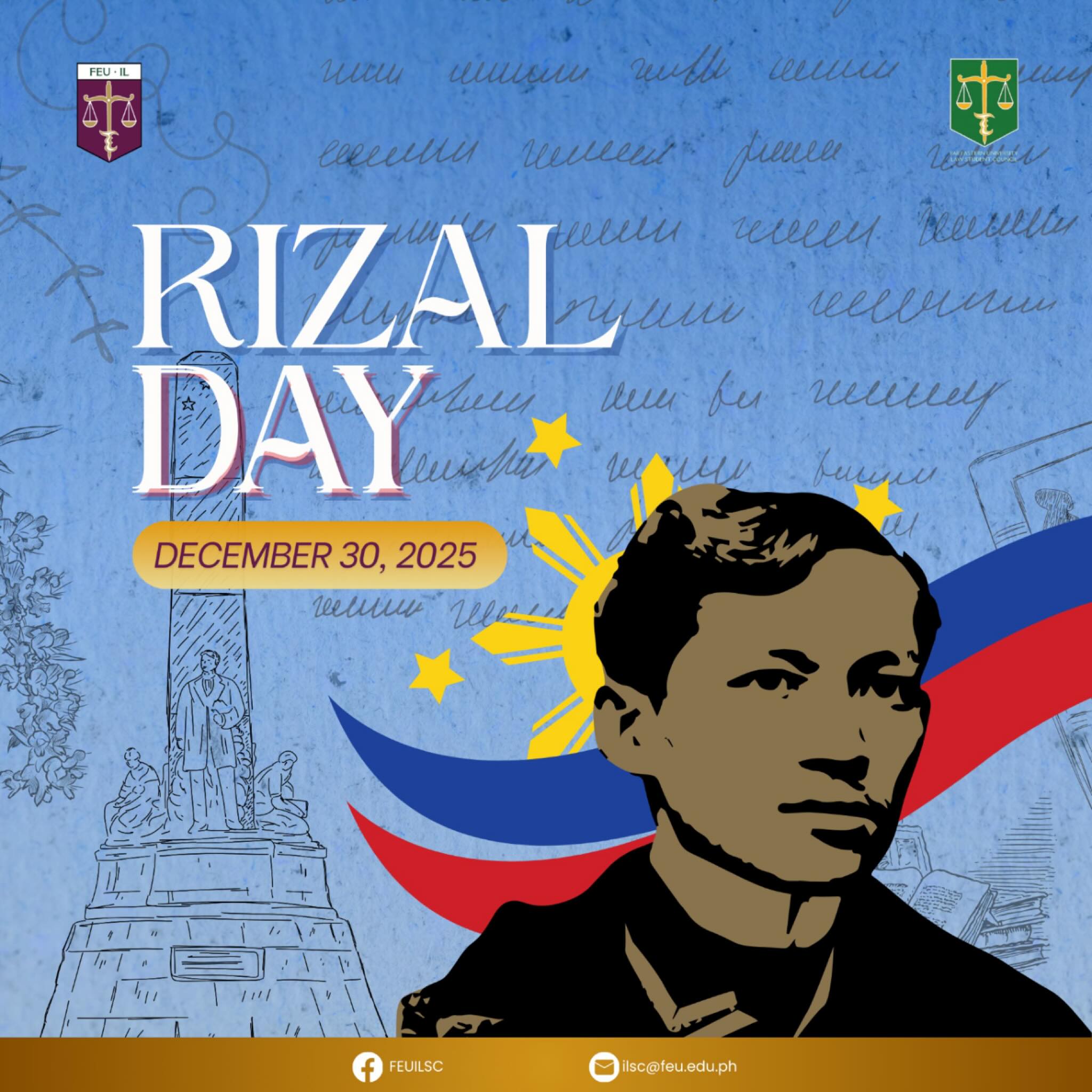 FEU - Today, as we commemorate Rizal Day, let us remember the legacy ...