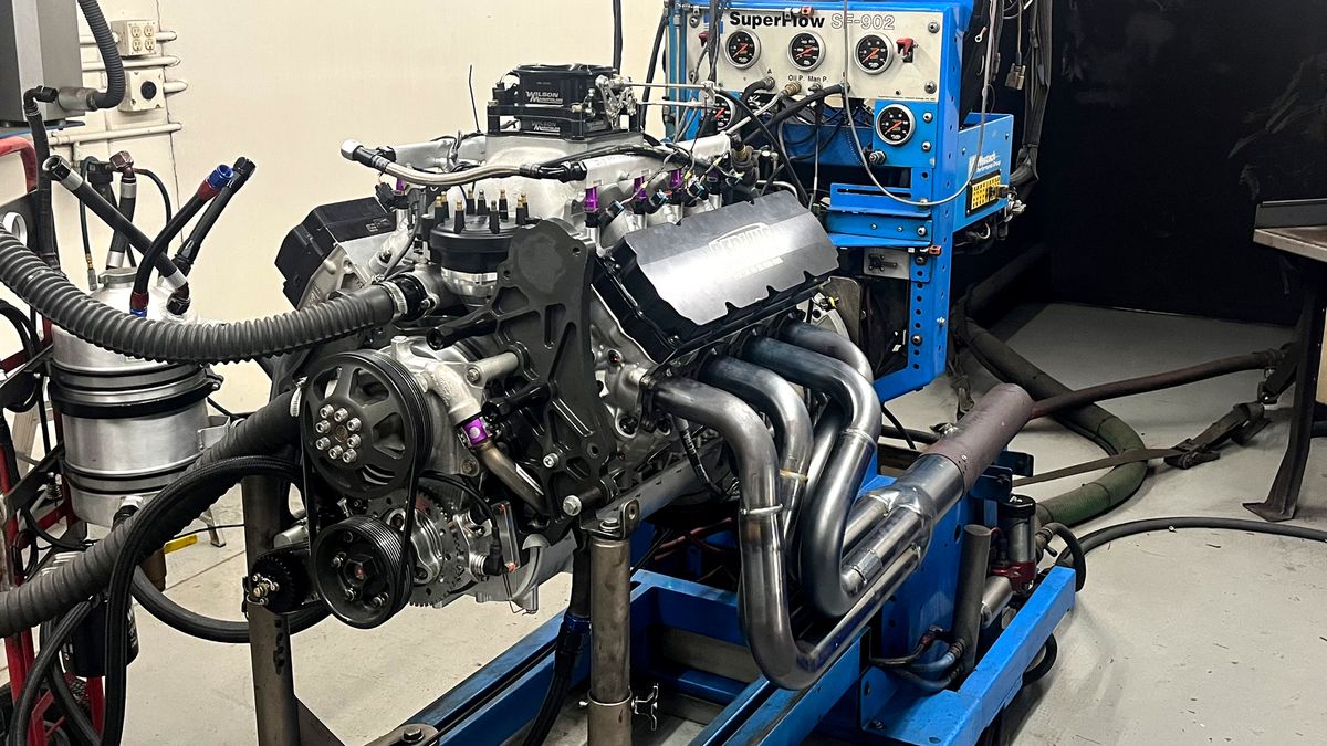 Wilson - This RY45 Roush Yates 433-inch small-block Ford engine was ...