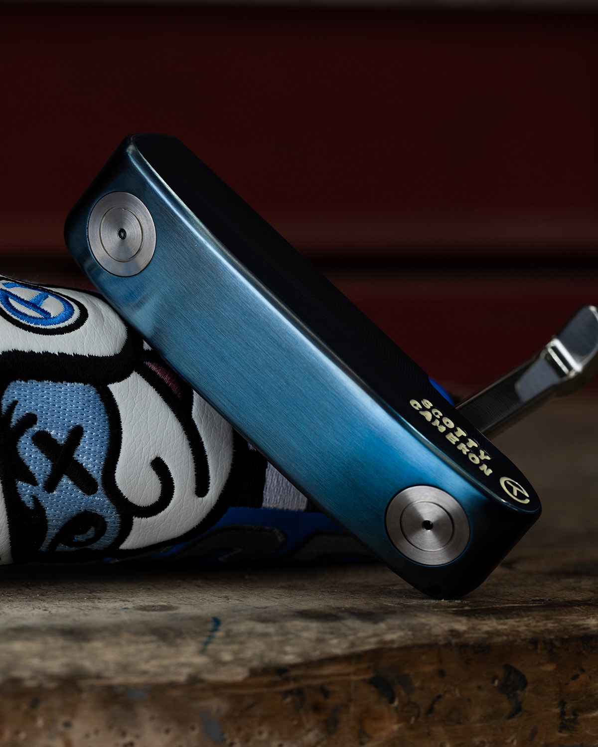 Scotty Cameron 009m carbon chromatic blue steel gamer putter