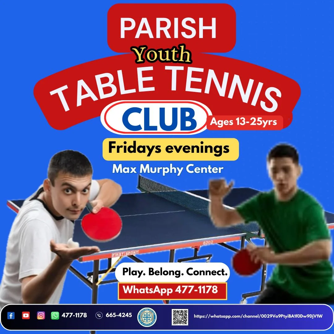 🏓 Youth Ministry... - St Philip and St James R C Church | Facebook