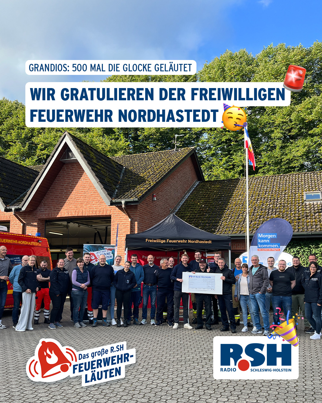 R.SH - 🚨Und schon wieder eine Feuerwehr, der wir gemeinsam mit den ...