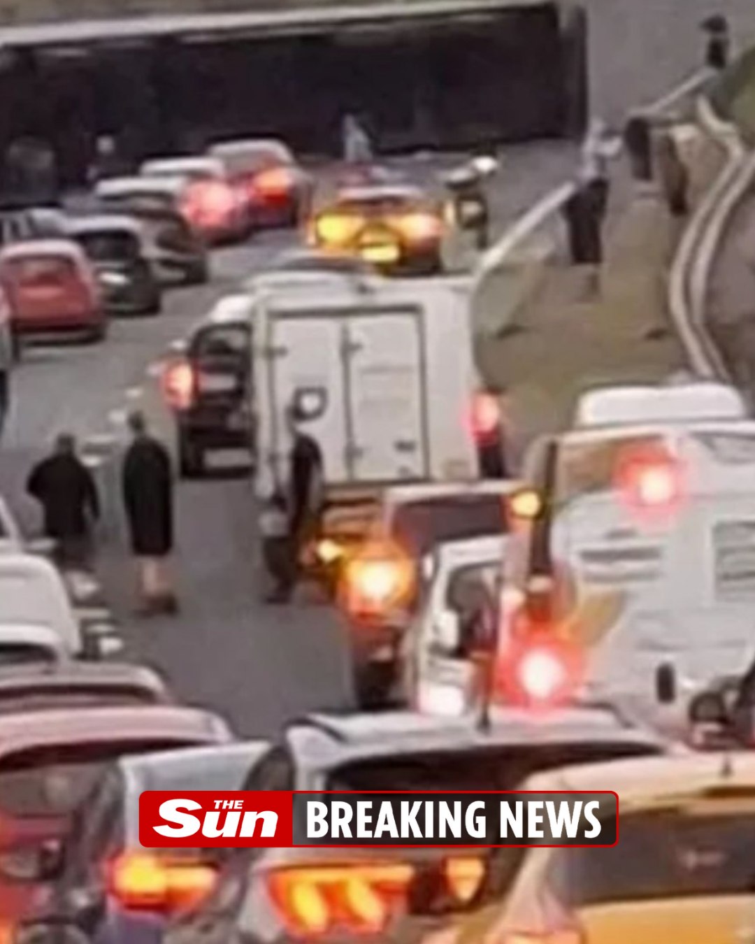 Sun - Major A road closed in both directions sparking rush hour delays ...