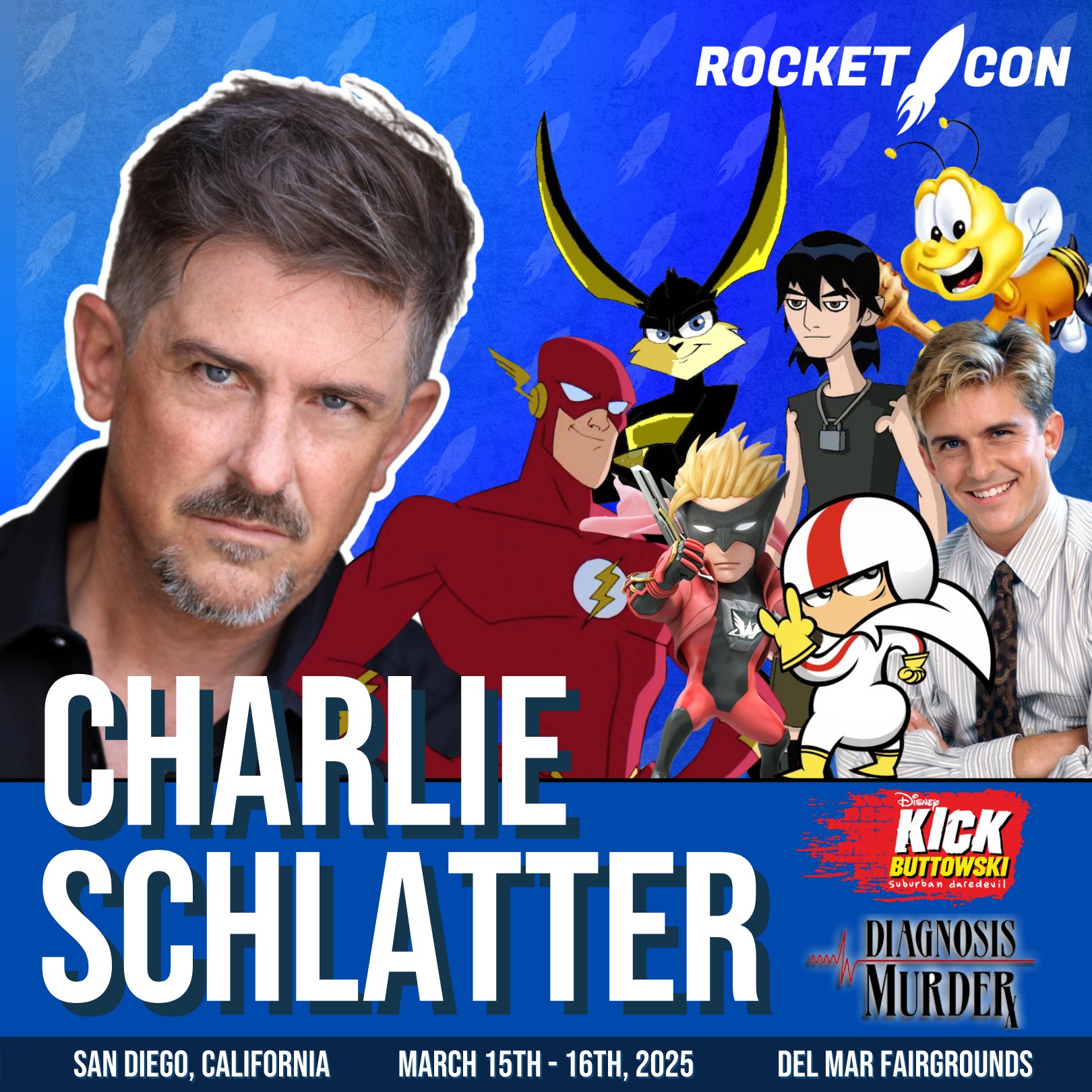 SD - 🐝 Please welcome Charlie Schlatter for Rocket Con 2025! 🏥 Charlie ...