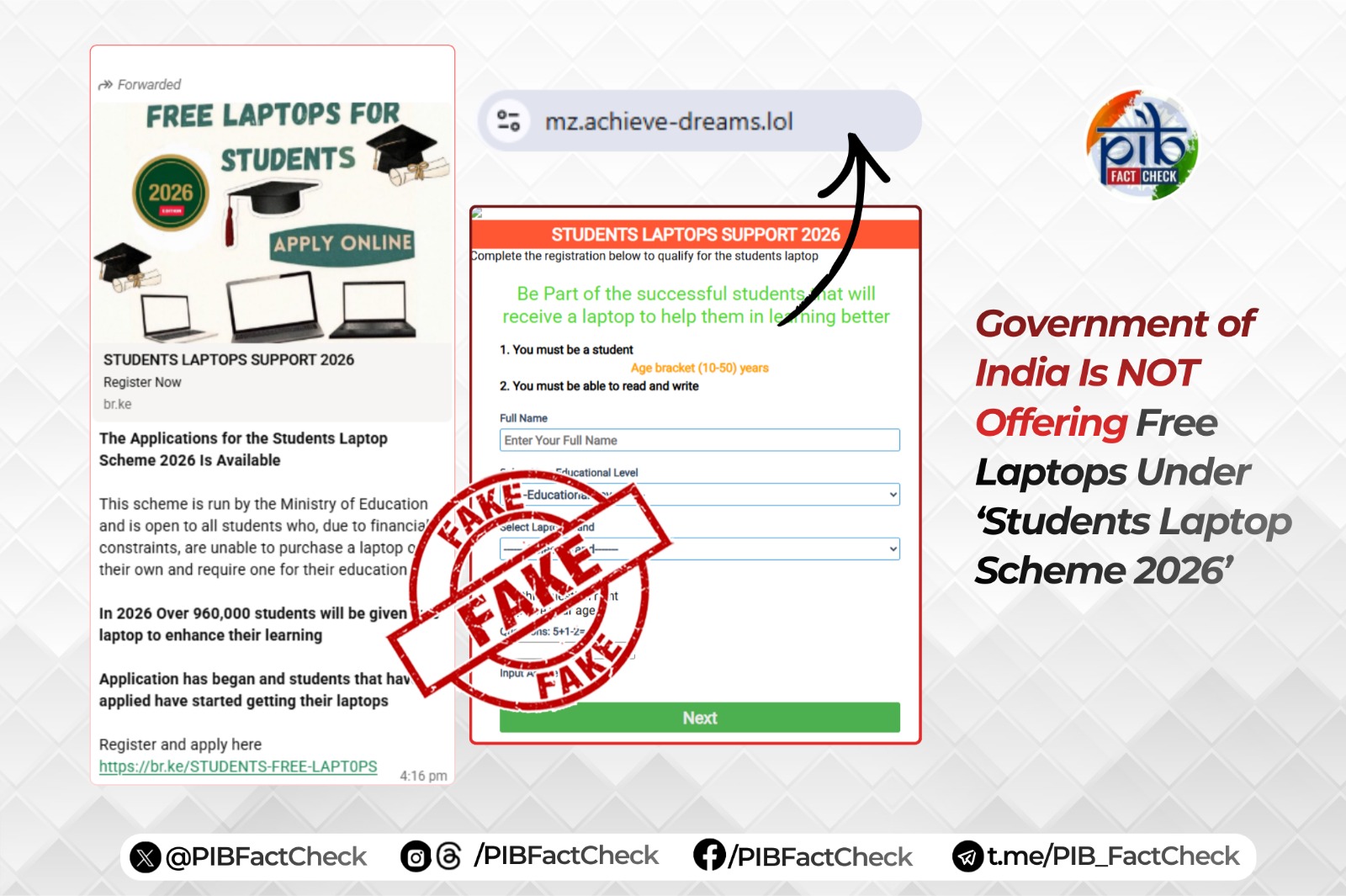 PIB Fact Check - 💻 Is the Government of India really... | Facebook