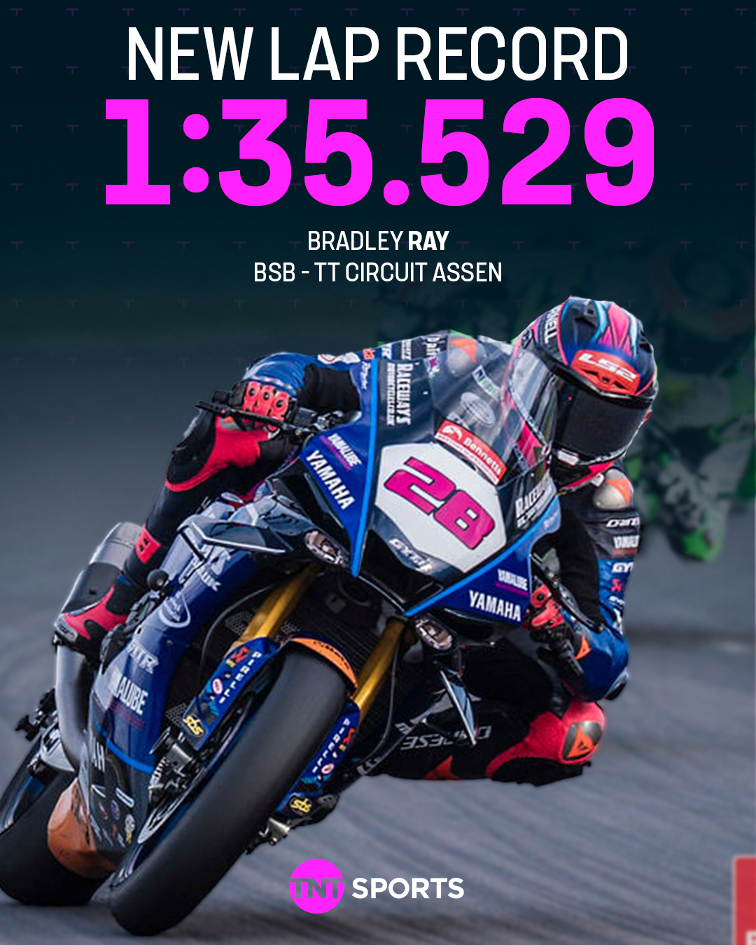 TNT - The fastest ever #BSB rider around Assen 🔥 Bradley Ray takes Pole ...