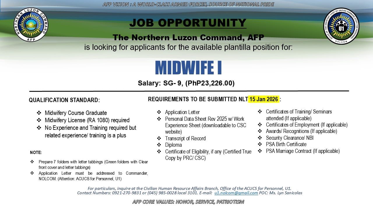 Northern Luzon Command, AFP... - Northern Luzon Command, AFP