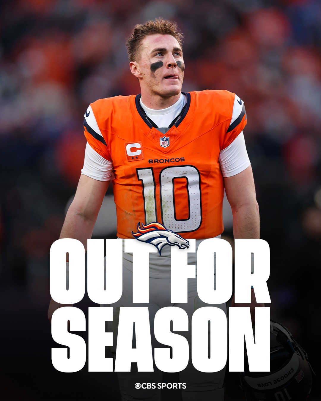 Philadelphia - BREAKING: Bo Nix is now out for the year following the ...