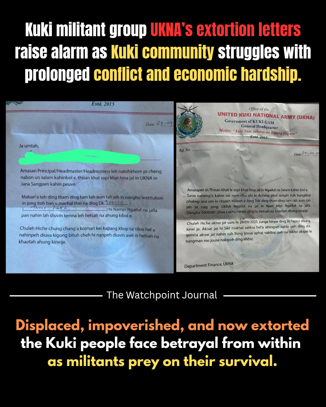 📰 Militants or Mafias? UKNA’s... - The Watchpoint Journal | Facebook