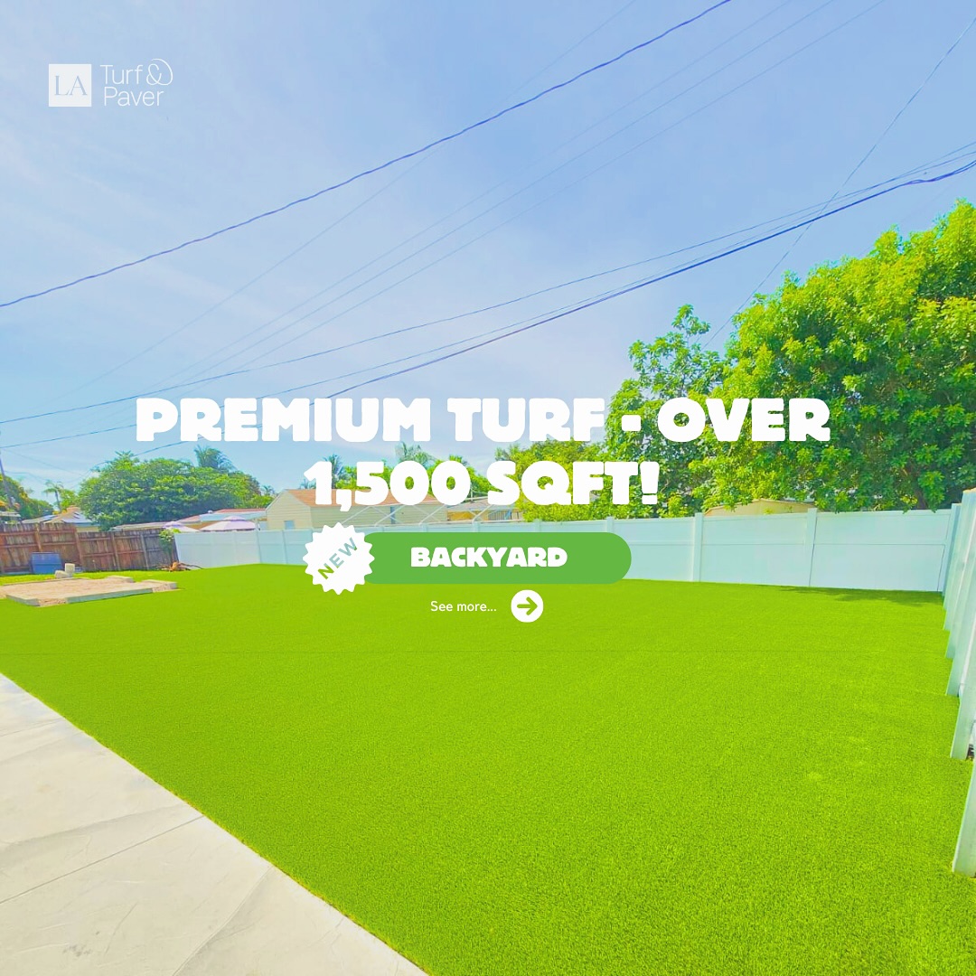 🚧 Big Upgrade: 1,500+ SqFt of Turf! 🌿... - L.A Turf & Paver | Facebook