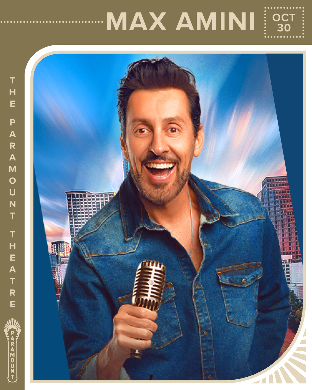 Paramount - JUST ANNOUNCED + ON SALE NOW 🎤 Max Amini is back at the ...