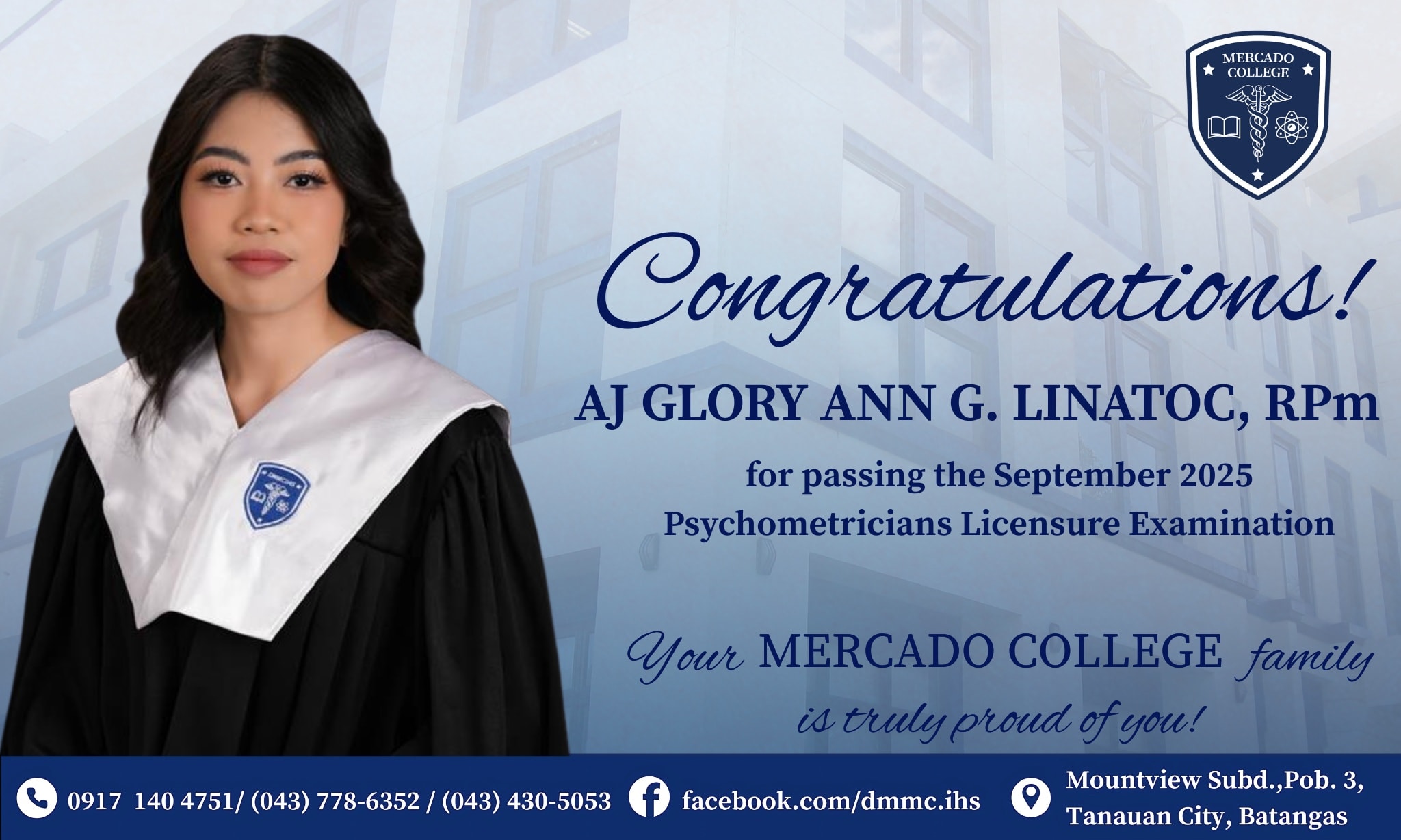 Mercado College - Our warmest congratulations to our... | Facebook