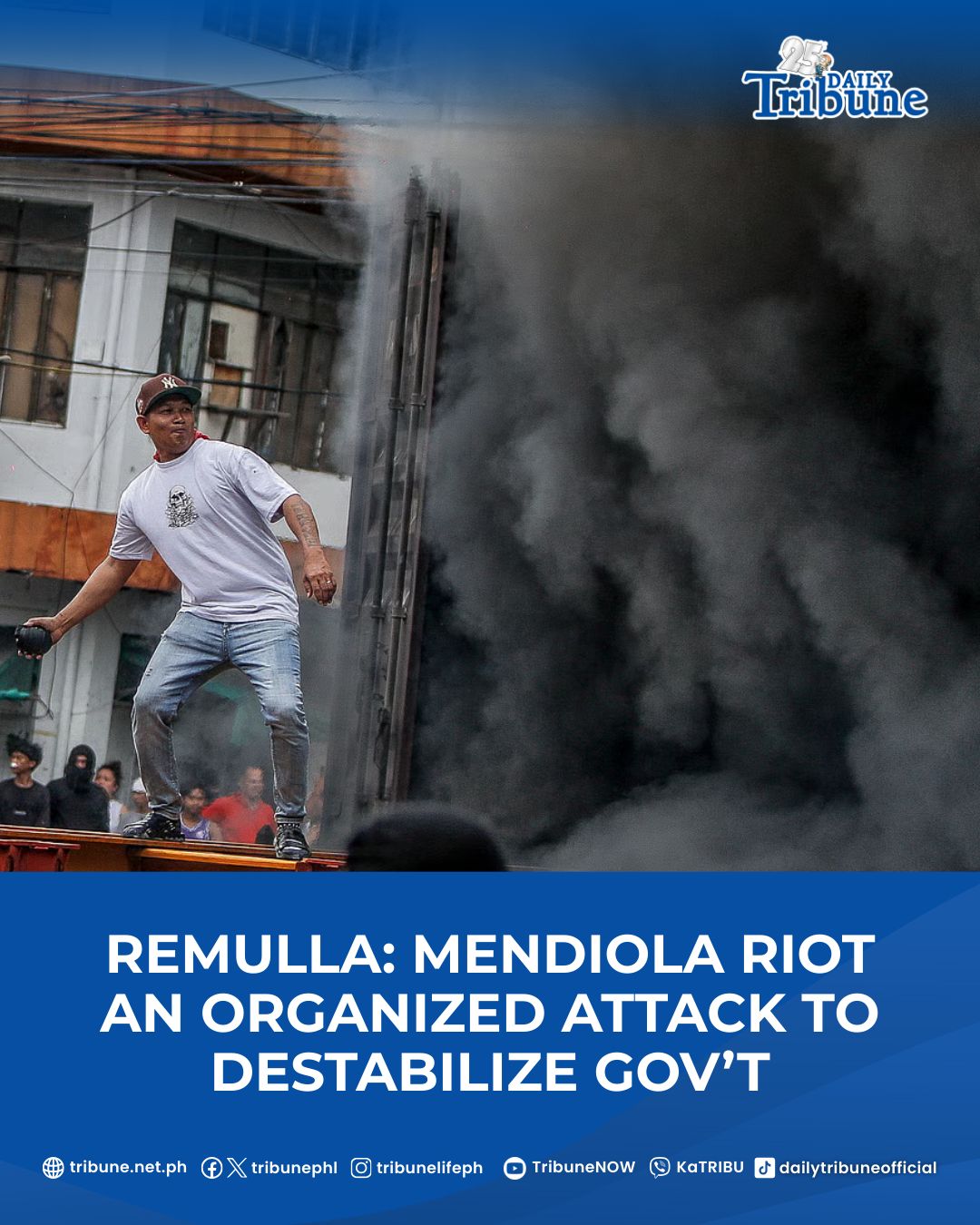 Daily Tribune - “Mukhang lumalabas organized group… ang... | Facebook
