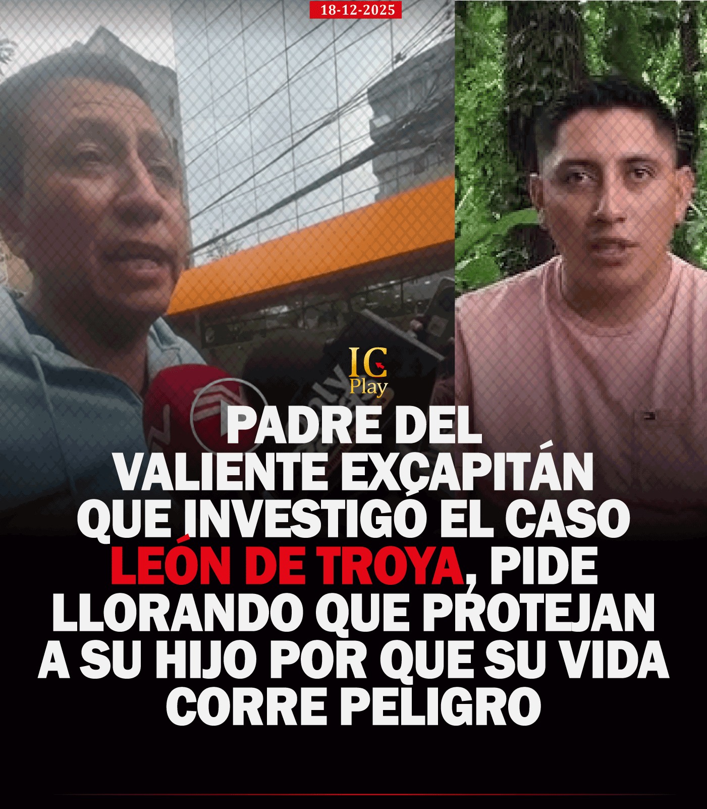 IC-Play - #IC / El padre del excapitán de la Policía Nacional Rodney ...