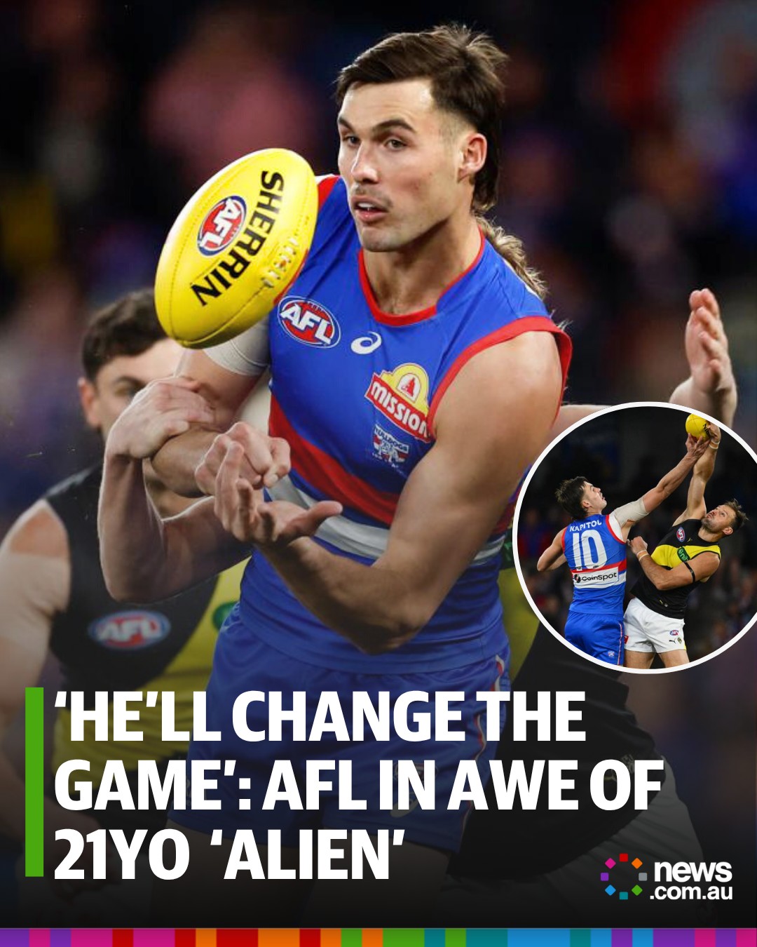News.com.au - “He is an absolute unicorn, an alien of a player.