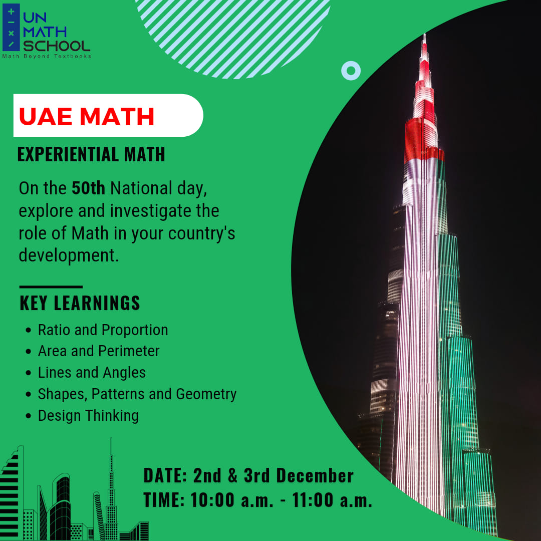 UnMath - On the occasion of 50th National Day of UAE, join us to see ...