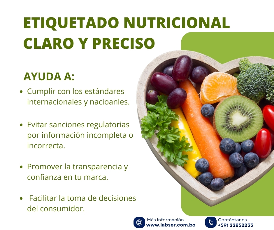 LABSER - En Labser, ofrecemos: 🔬 Análisis de tabla nutricional para ...