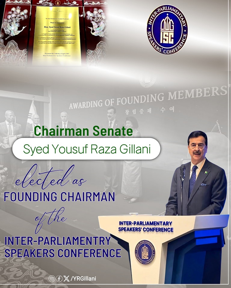 Syed - Congratulations 🎉 Chairman Senate of Pakistan Syed Yousuf Raza ...