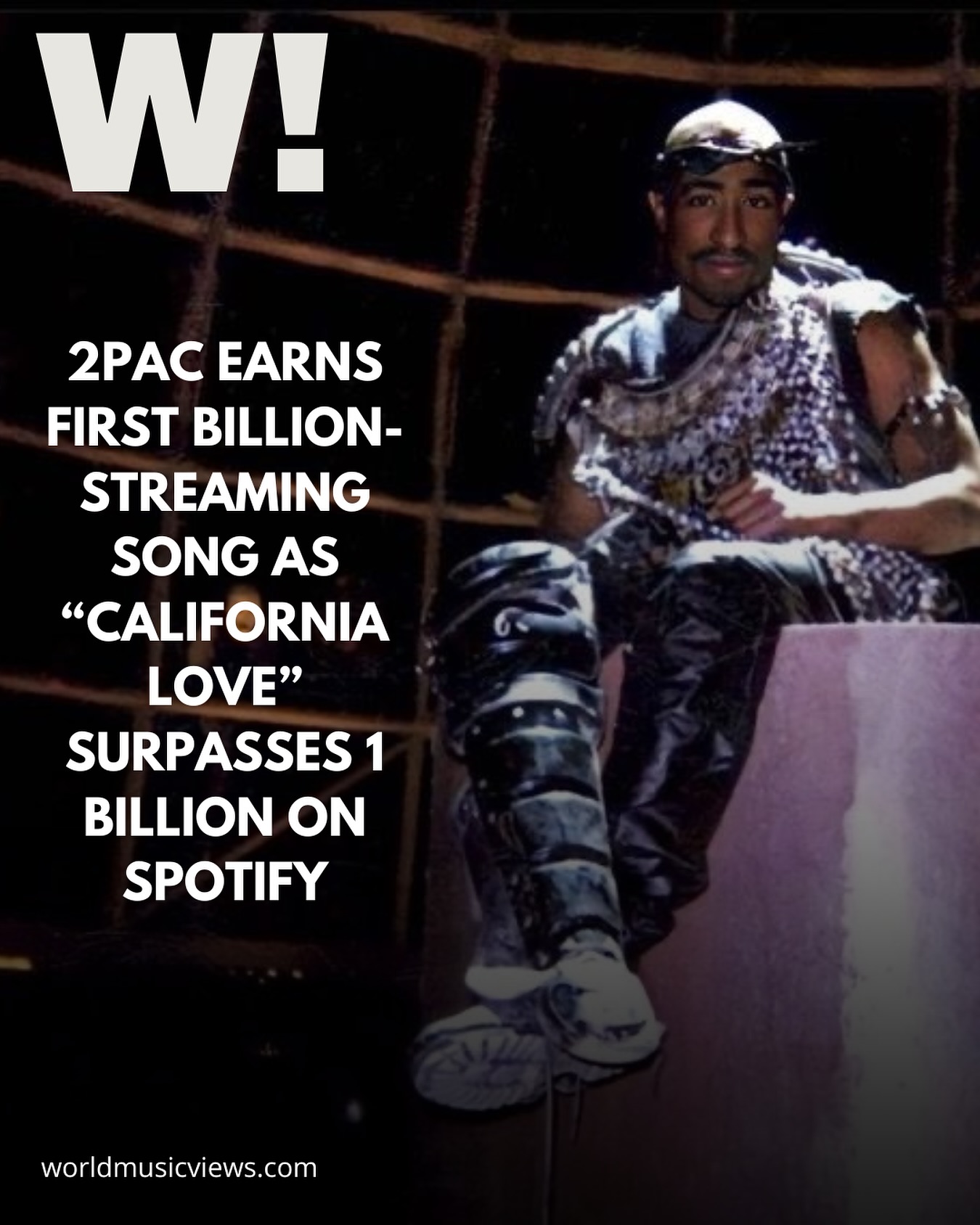 2Pac on set of 
