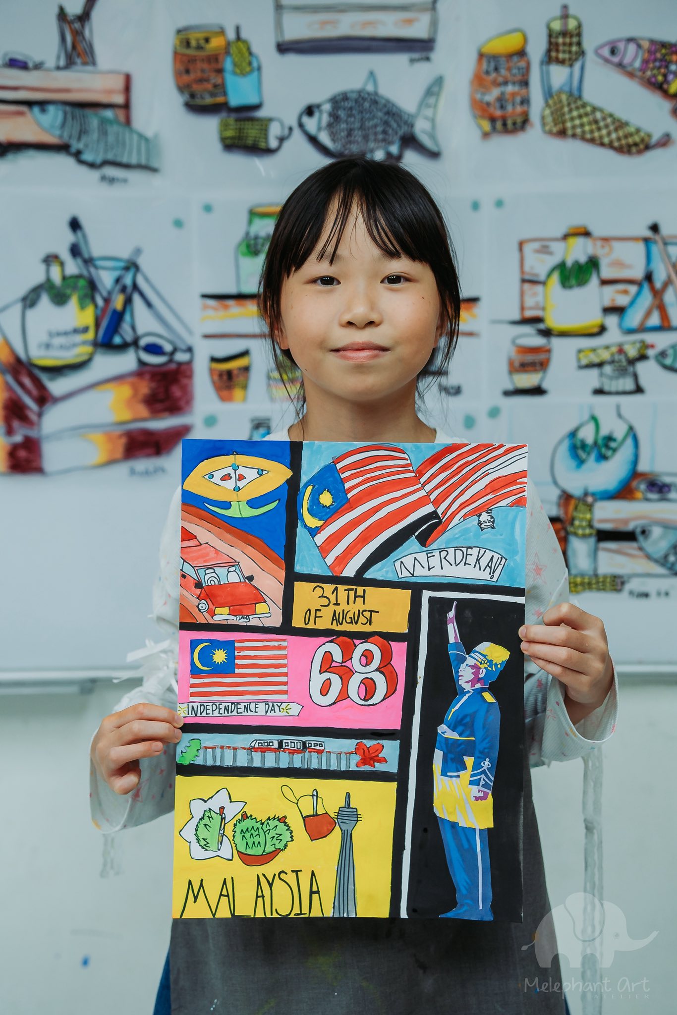 Melephant - Title: Happy Merdeka 2025 – 68 Years of Freedom! 2025 国庆日 · ...