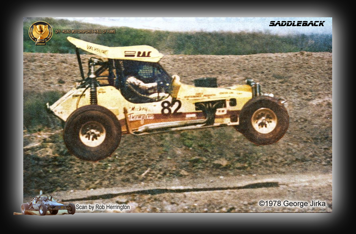 1970s throwback car with Mickey Thompson tires