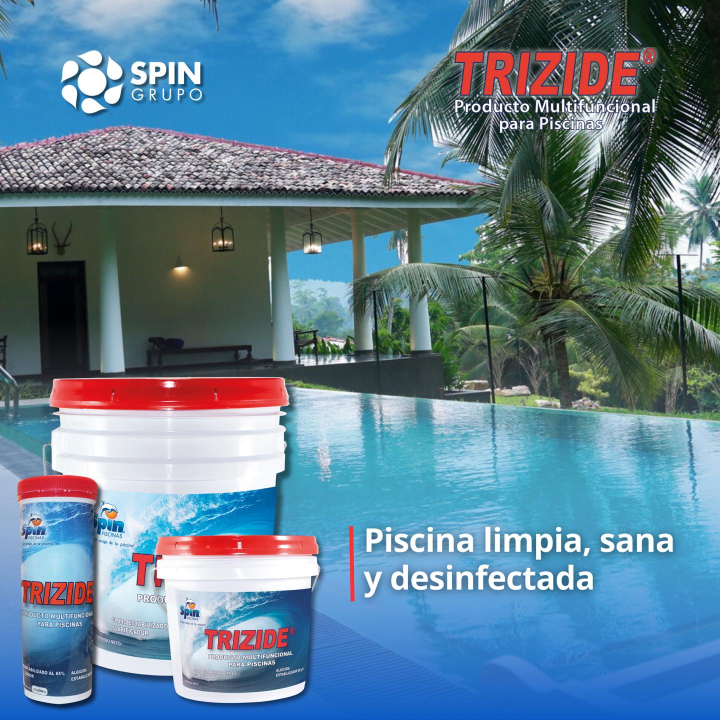 Spin - 💧 ¿Problemas con el agua de tu piscina? TRIZIDE es la solución 4 ...