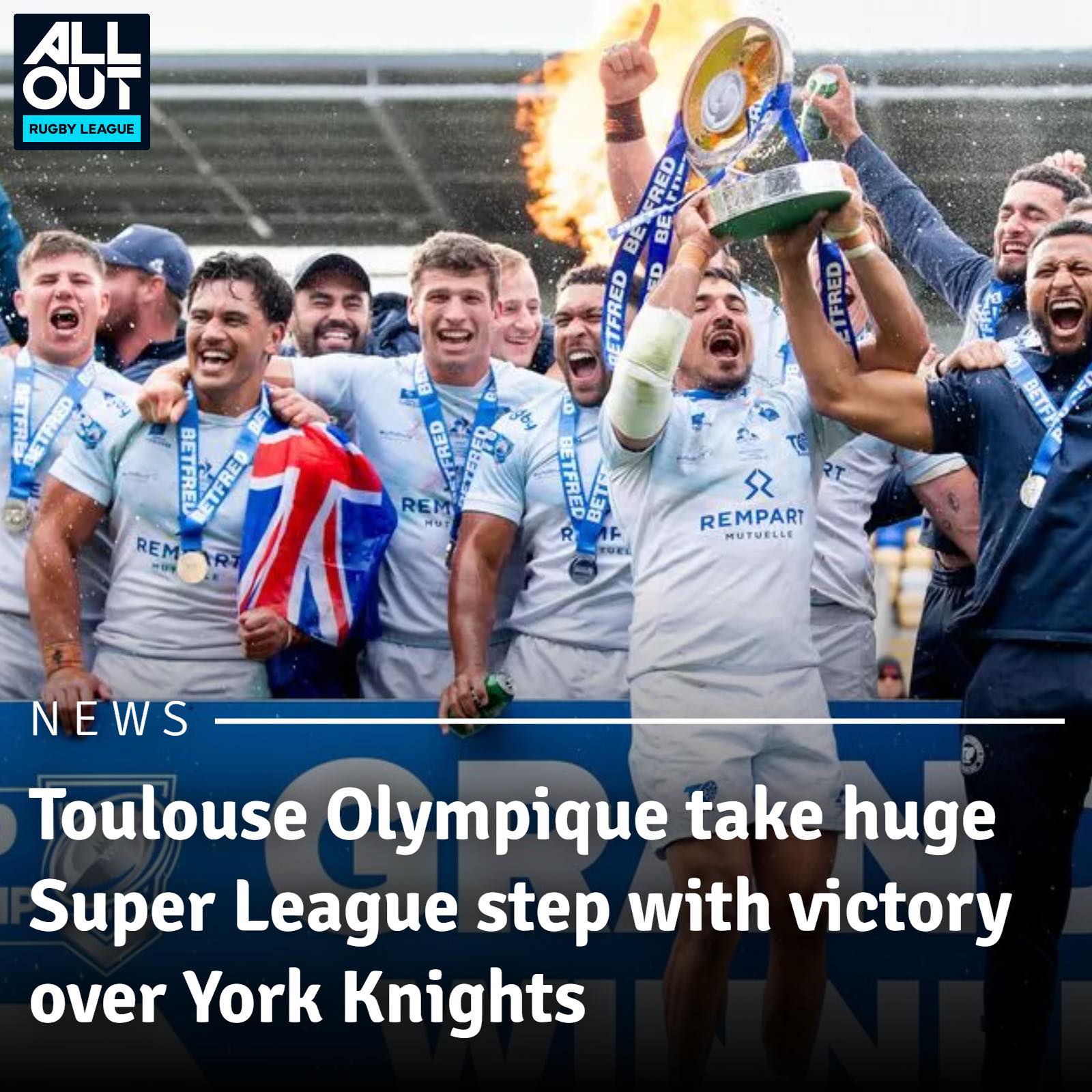 Toulouse are the Championship Grand... - All Out Rugby League | Facebook
