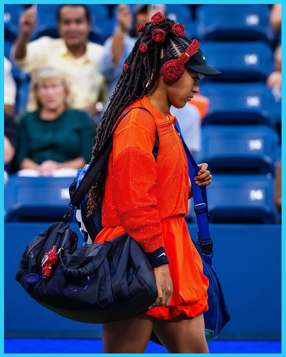 Haitian-Japanese superstar @NaomiOsaka did not walk onto a tennis