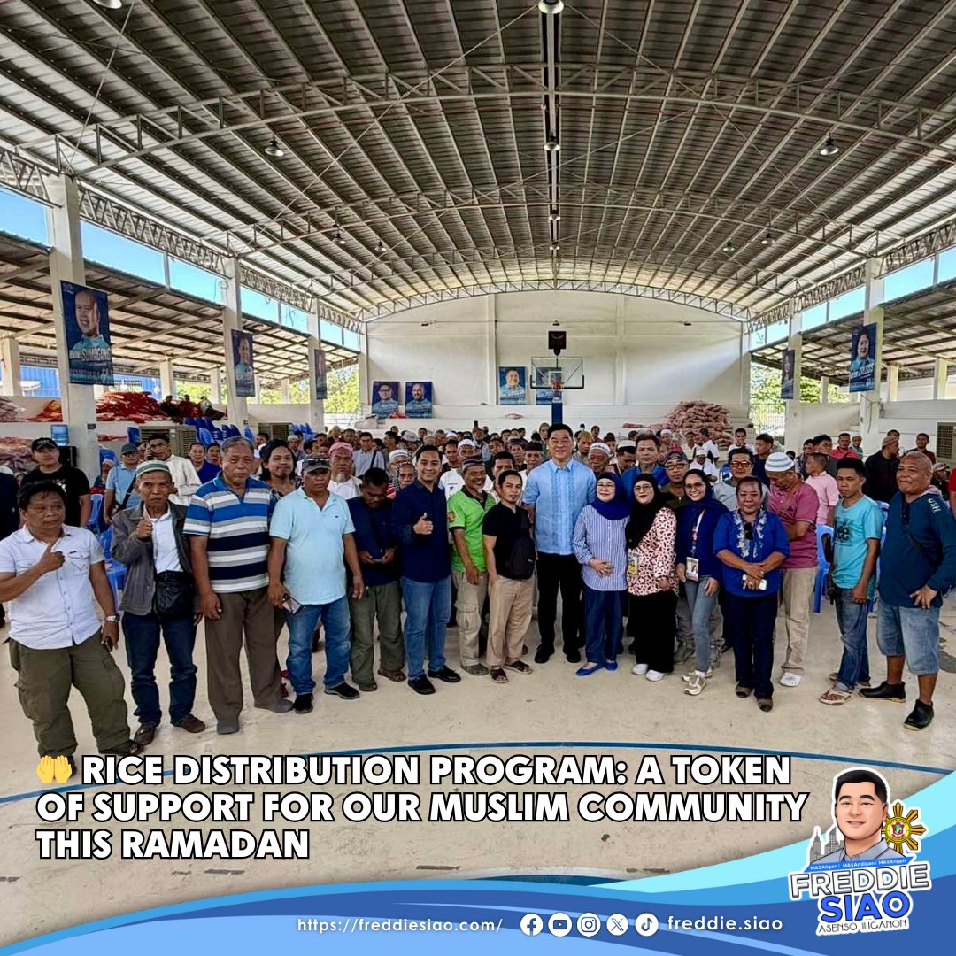 Freddie - 🤲 RICE DISTRIBUTION PROGRAM: A TOKEN OF SUPPORT FOR OUR ...