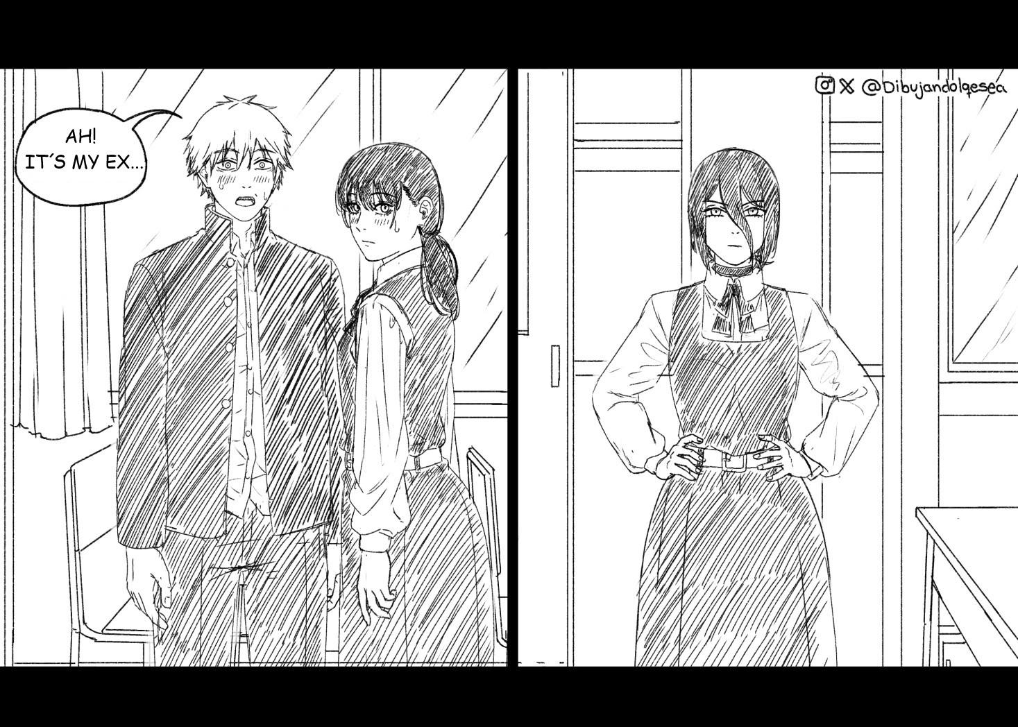 Tatsuki - Colored page from chapter 215 #csm #chainsawman #fujimoto # ...