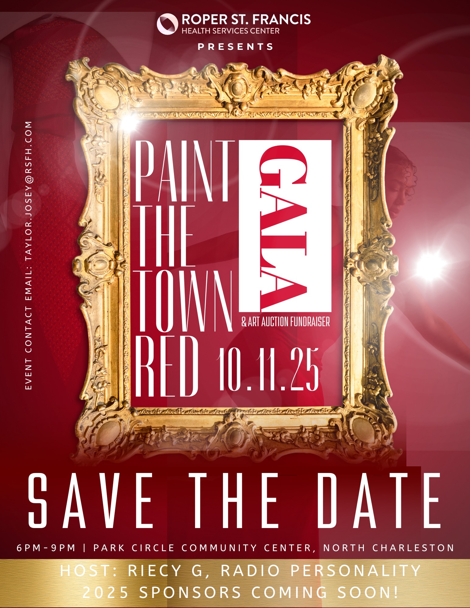 Paint The Town Red Gala featuring Art For Charity Auction