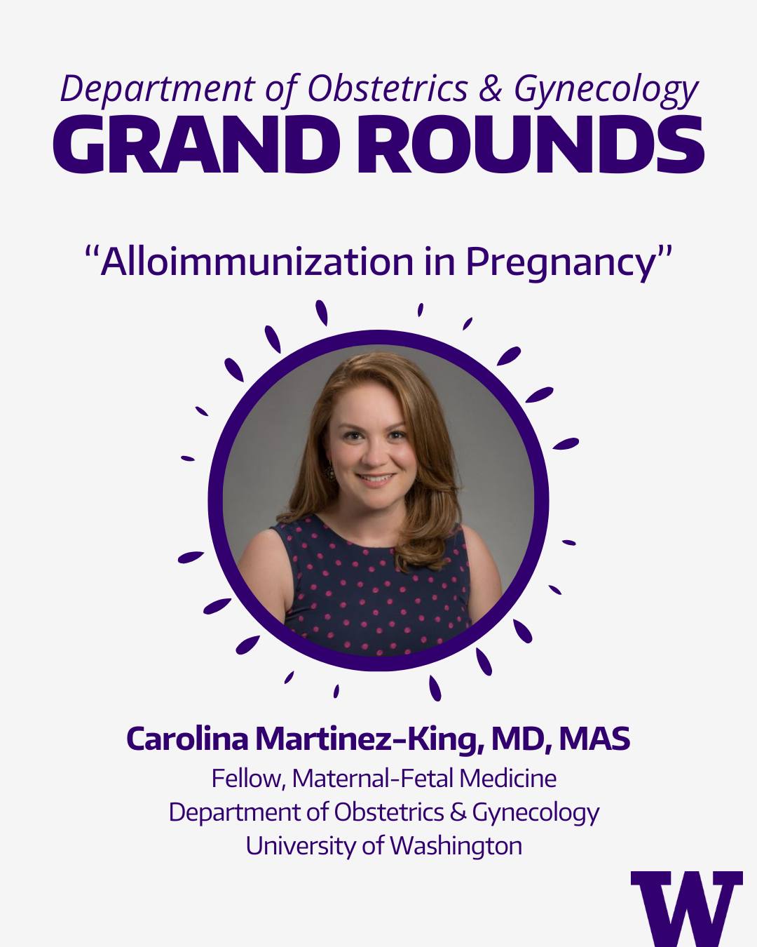 University - Thank you to Dr. Carolina Martinez-King, fellow in our ...