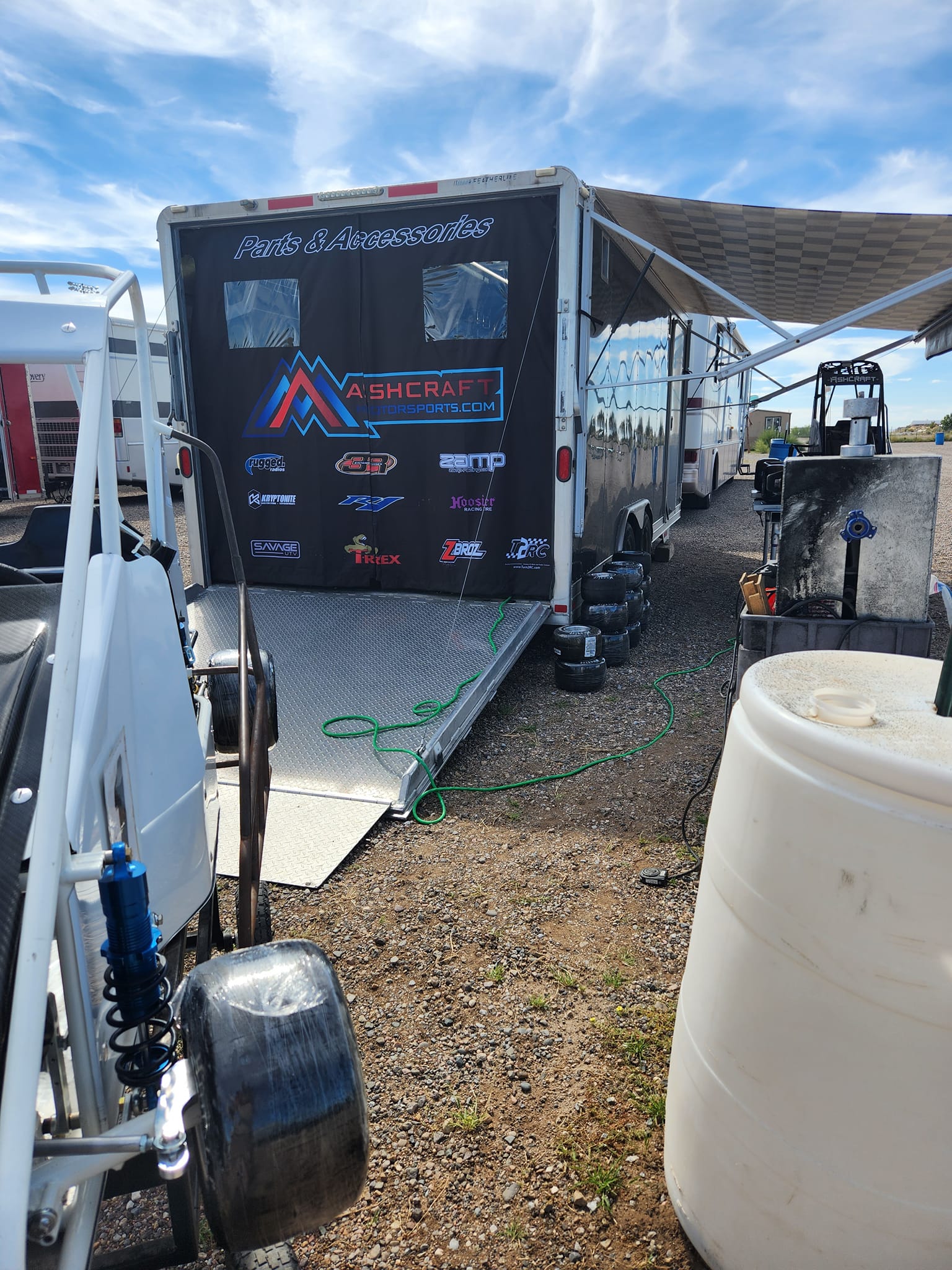 We are set up at Race Sandia and... - Ashcraft Motorsports | Facebook