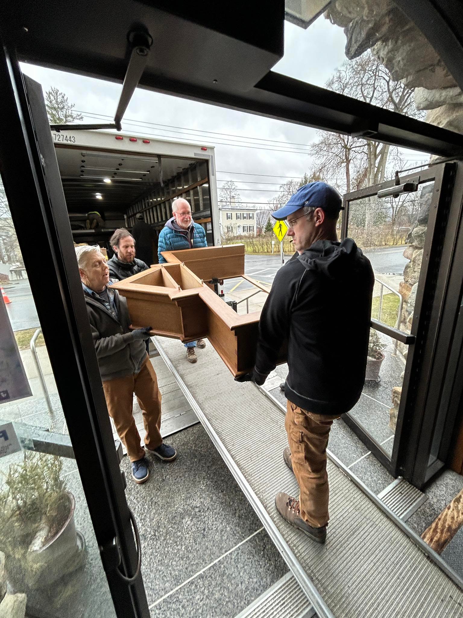 Ortloff - Lots of parishioners were on hand to help, including Rector ...