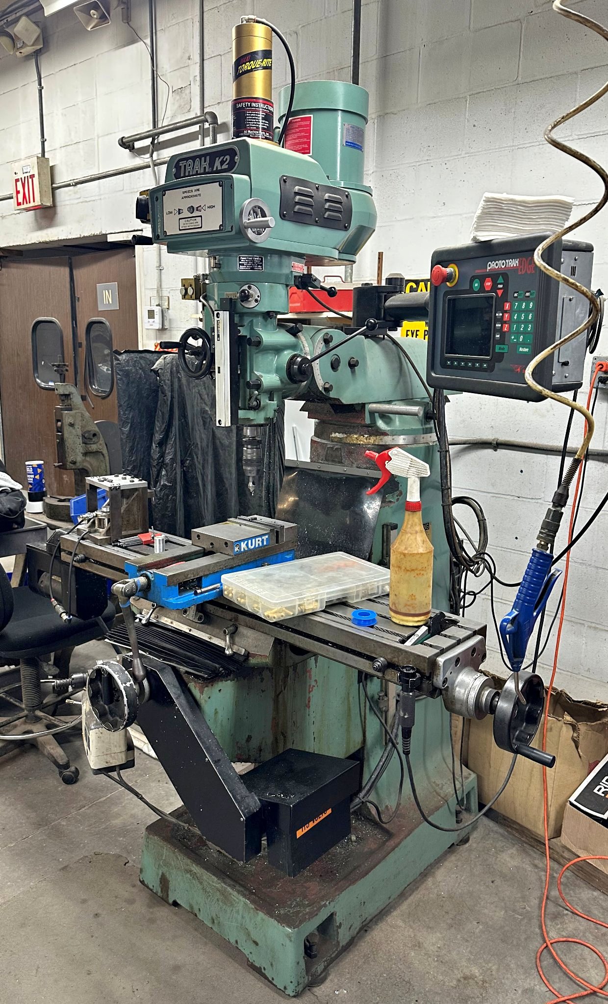 TRAX K-2 EDGE - 2-AXIS CNC MILLING MACHINE WITH MANUAL Z-AXIS - Lathes ...