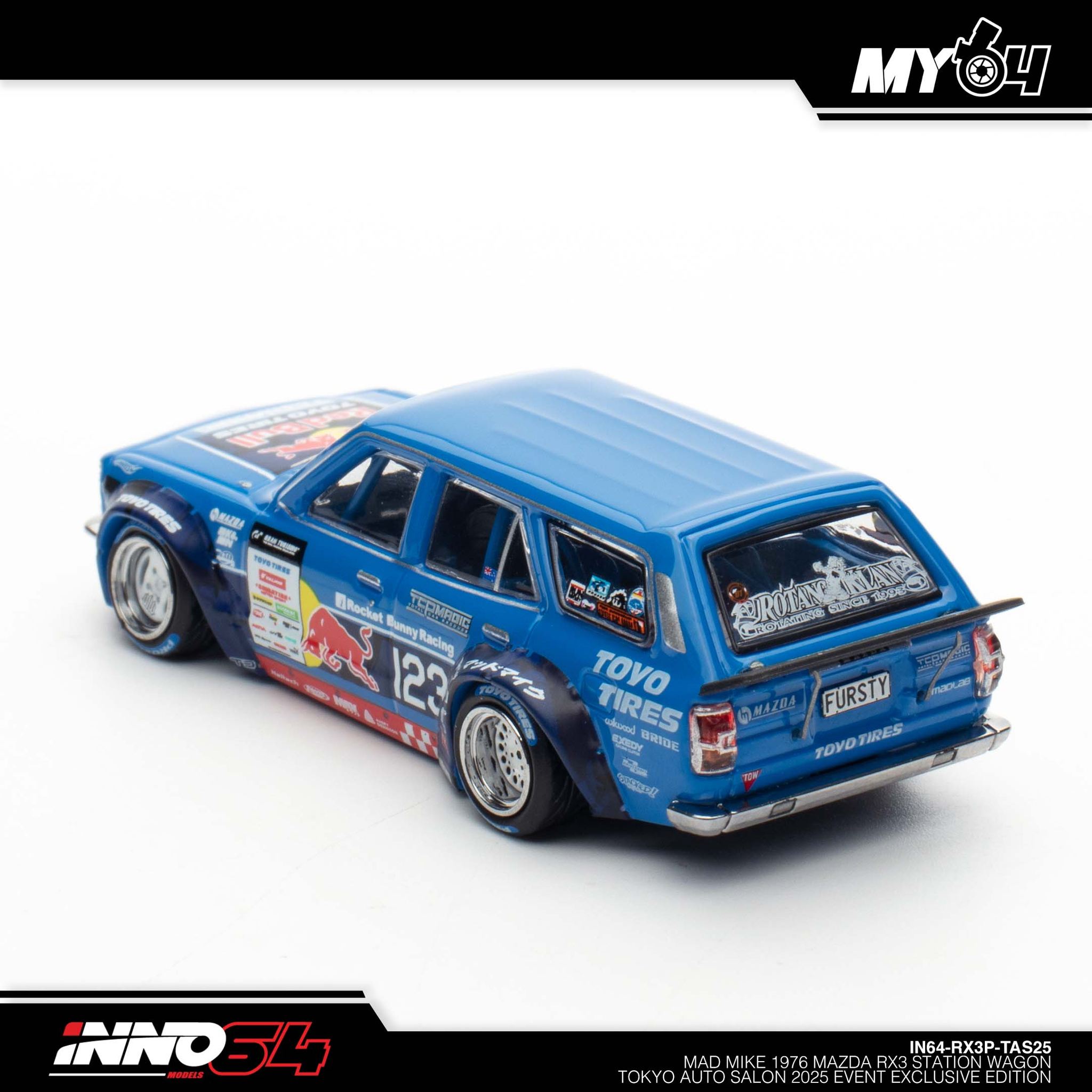 Inno64 1/64 Mad Mike Mazda RX3 station wagon review