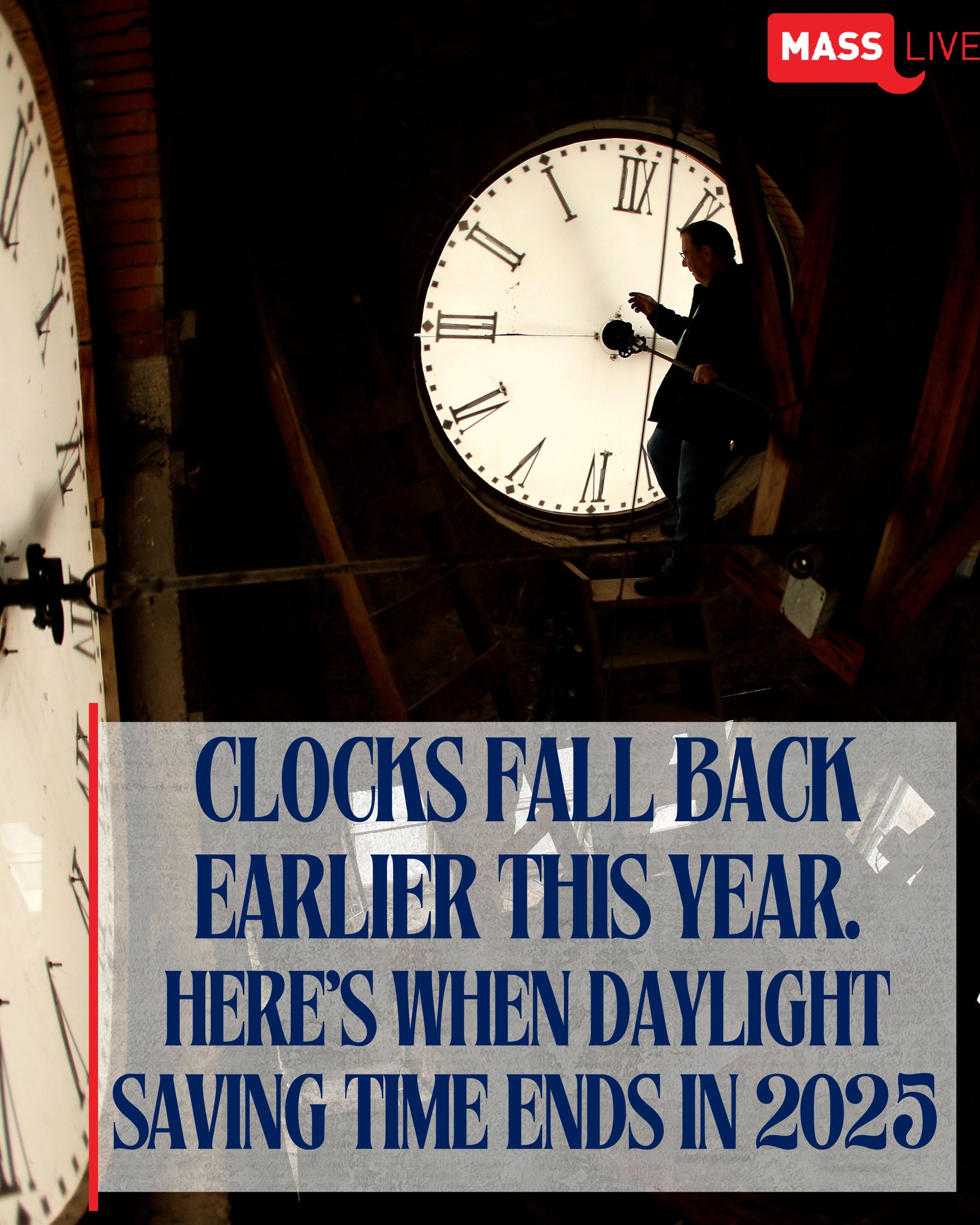 MassLive - Clocks will change a day earlier than last year. Read ...