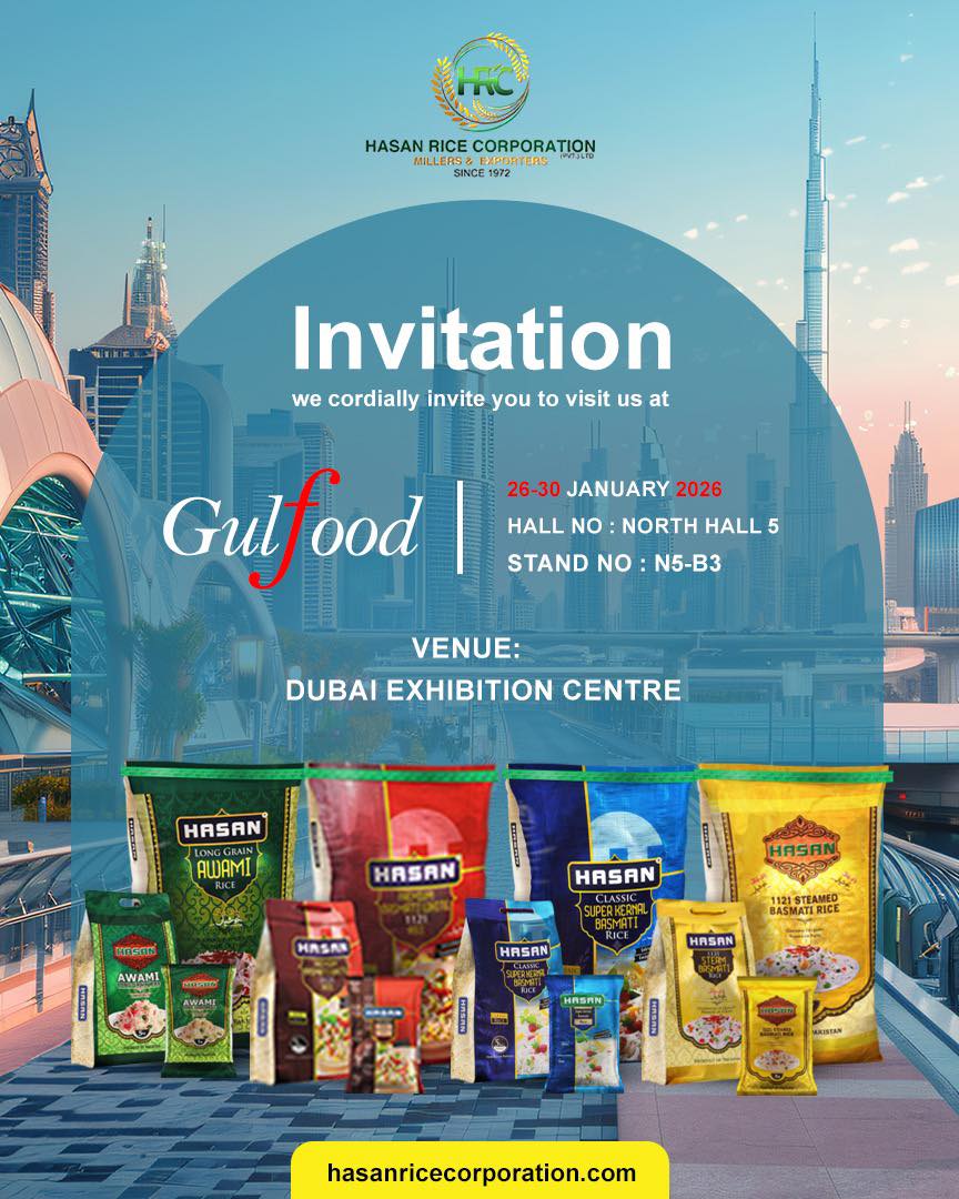 Hasan Rice - Hasan Rice is heading to #Gulfood2026! Join... | Facebook