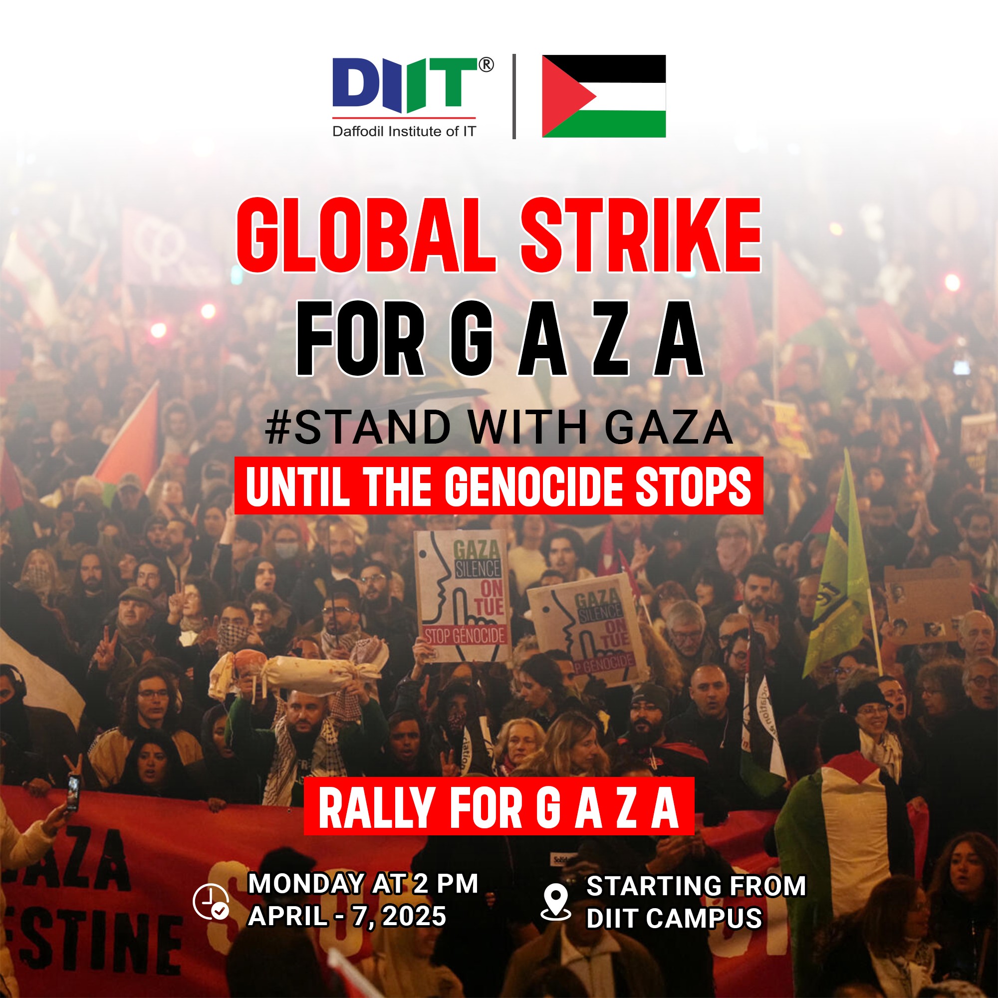 DIIT stands in solidarity with the people of Ga*za