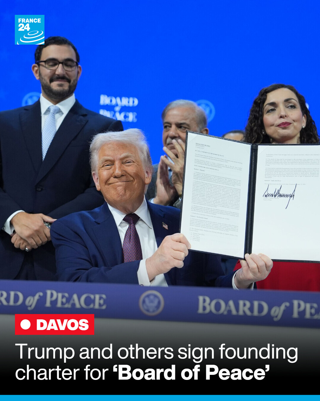FRANCE - 🔴US President Donald Trump and other world leaders have signed ...