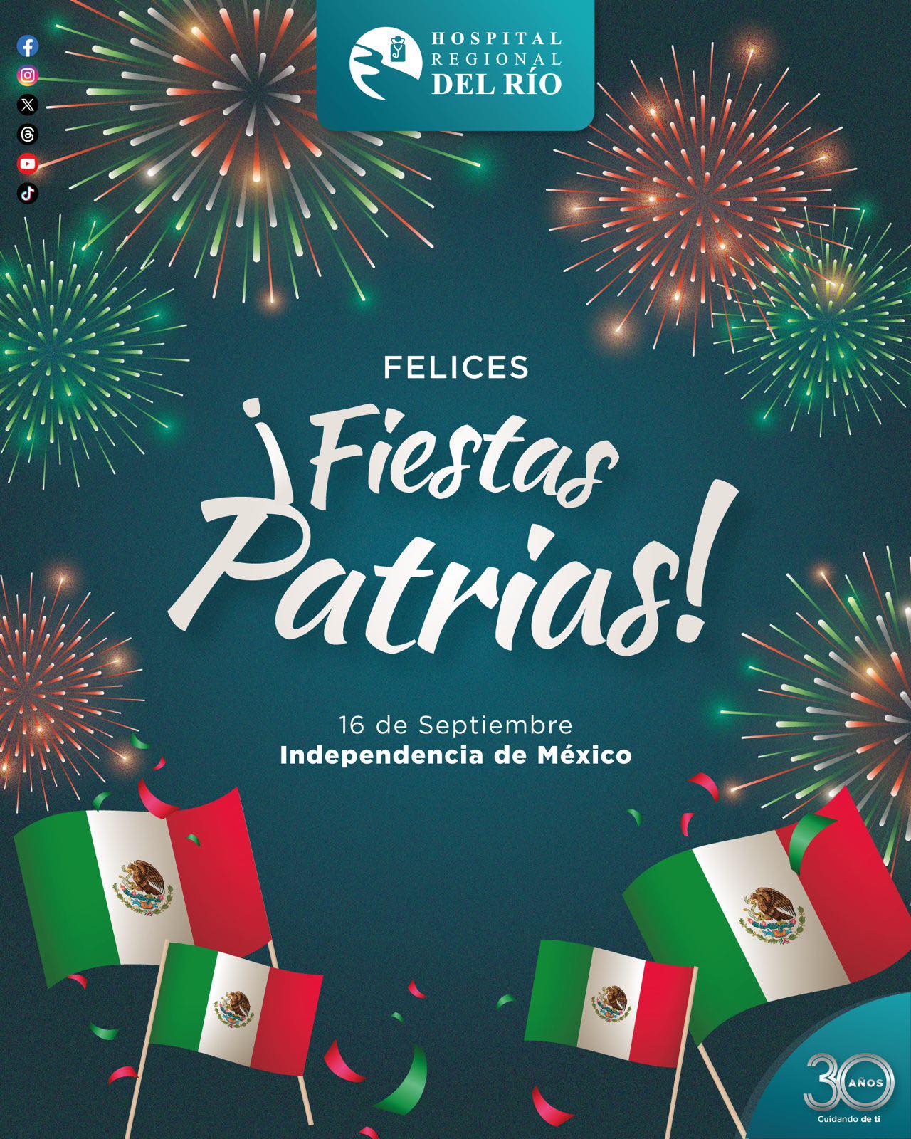 Hospital - 🎉 Hoy celebramos con orgullo de ser mexicanos. En Hospital ...