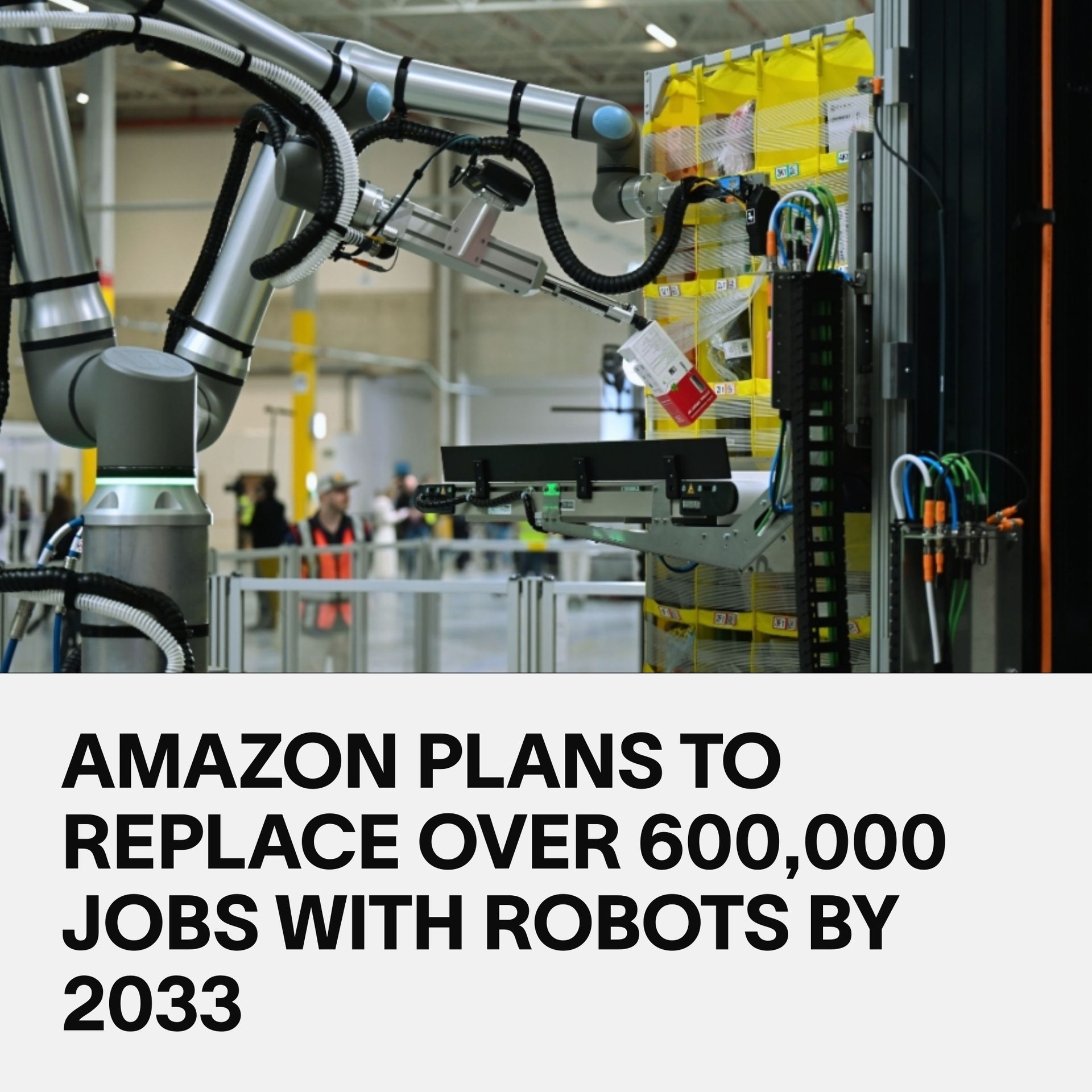 VICE - Amazon says they're going to replace nearly half of their ...