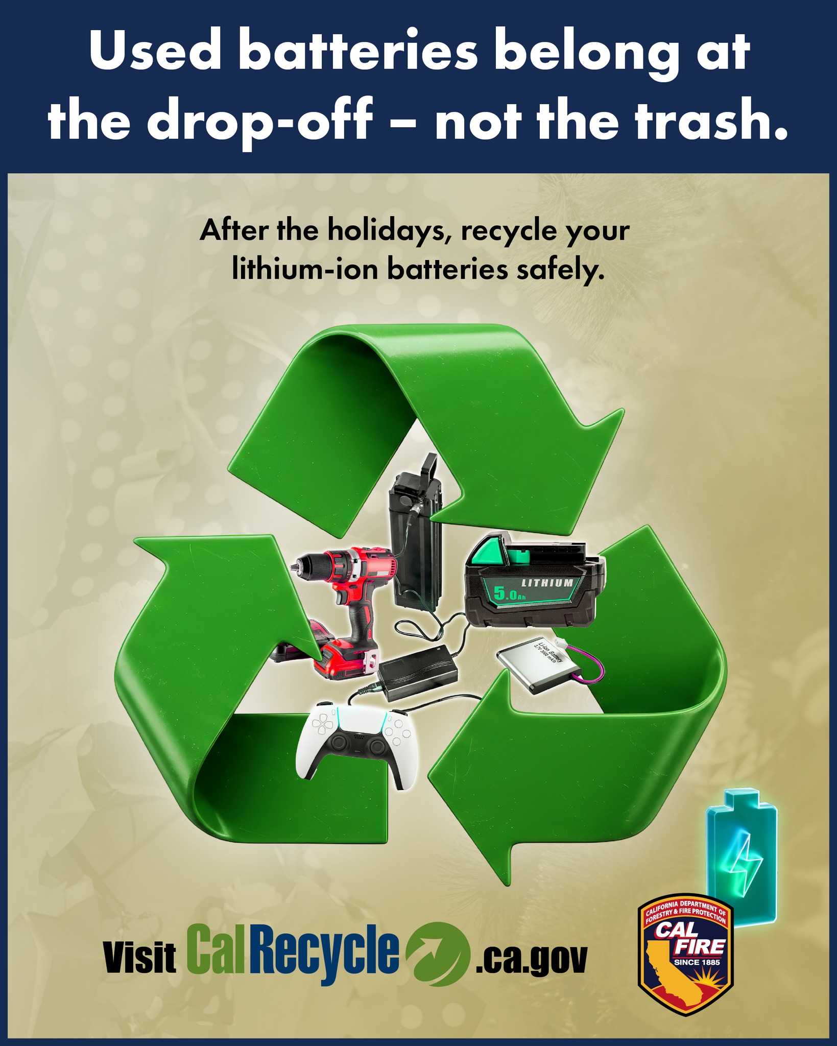 CAL - 🔋 Post-Holiday Battery Safety Reminder 🔋 After the holidays, many ...