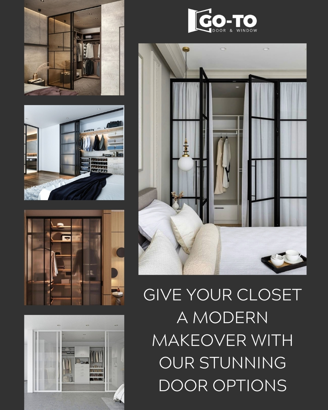Go-To - 🚪 Give your closets a modern makeover with our stunning door ...