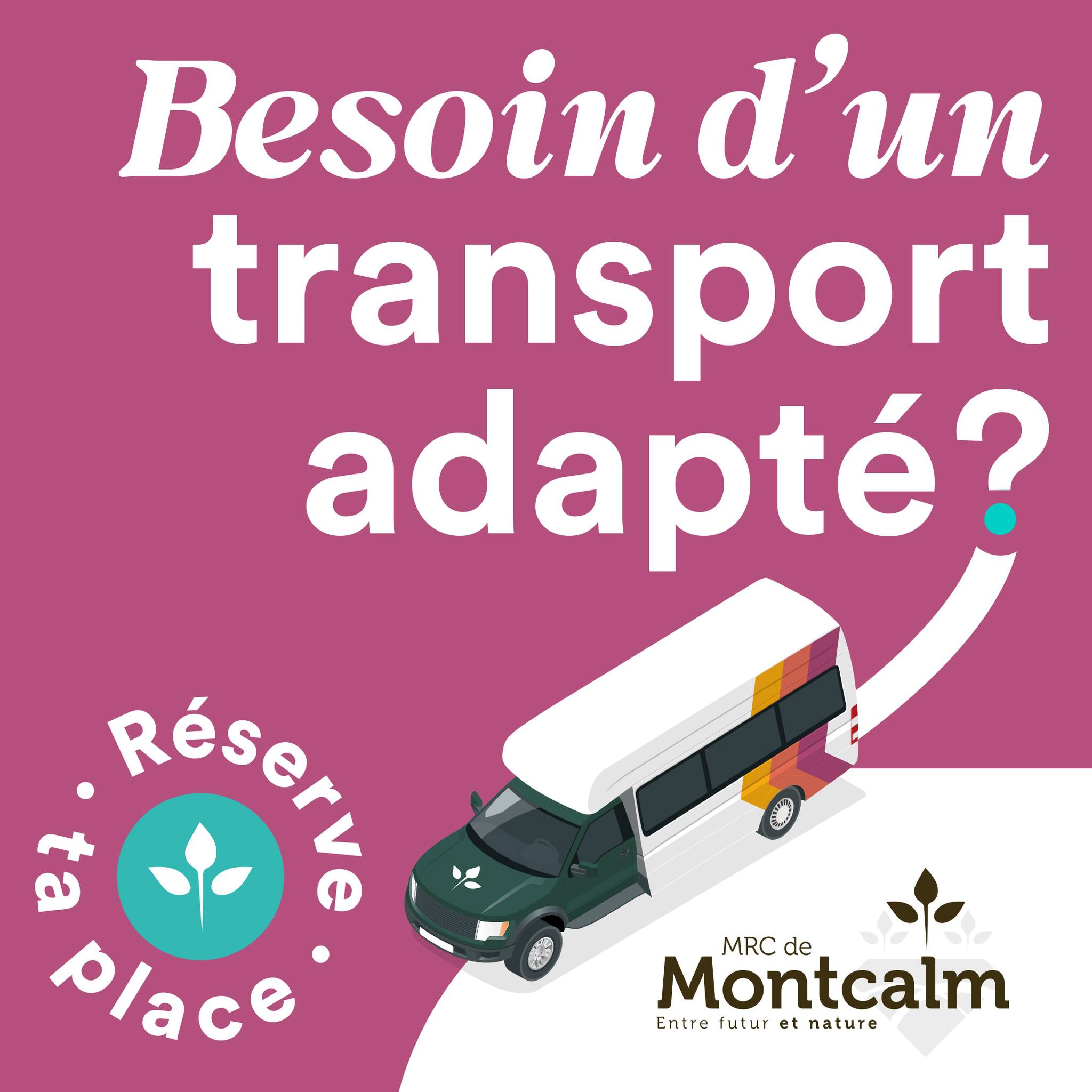 MRC - ♿ 𝙱𝚎𝚜𝚘𝚒𝚗 𝚍’𝚞𝚗 𝚝𝚛𝚊𝚗𝚜𝚙𝚘𝚛𝚝 𝚊𝚍𝚊𝚙𝚝é ? Notre service est offert sur ...