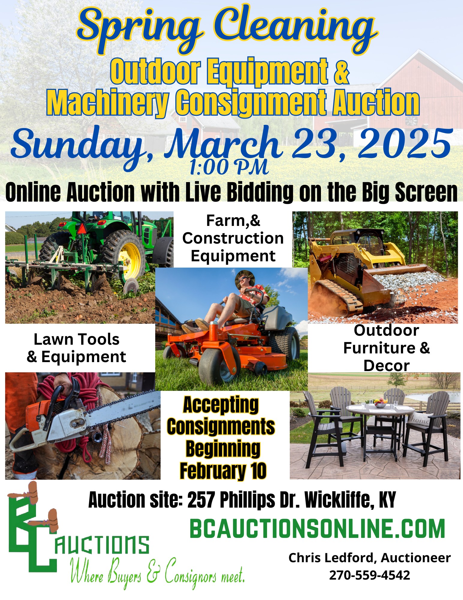 BC Auctions - We have had some delays, but the 2025 Auction schedule is ...