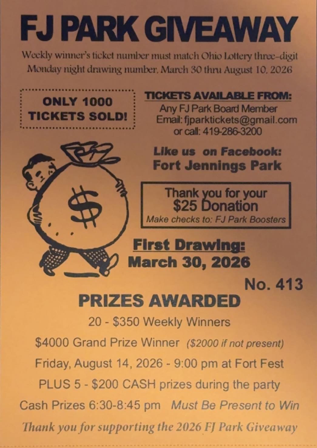 Fort - Tickets are now available for 2026 Fort Fest Park Giveaway ...