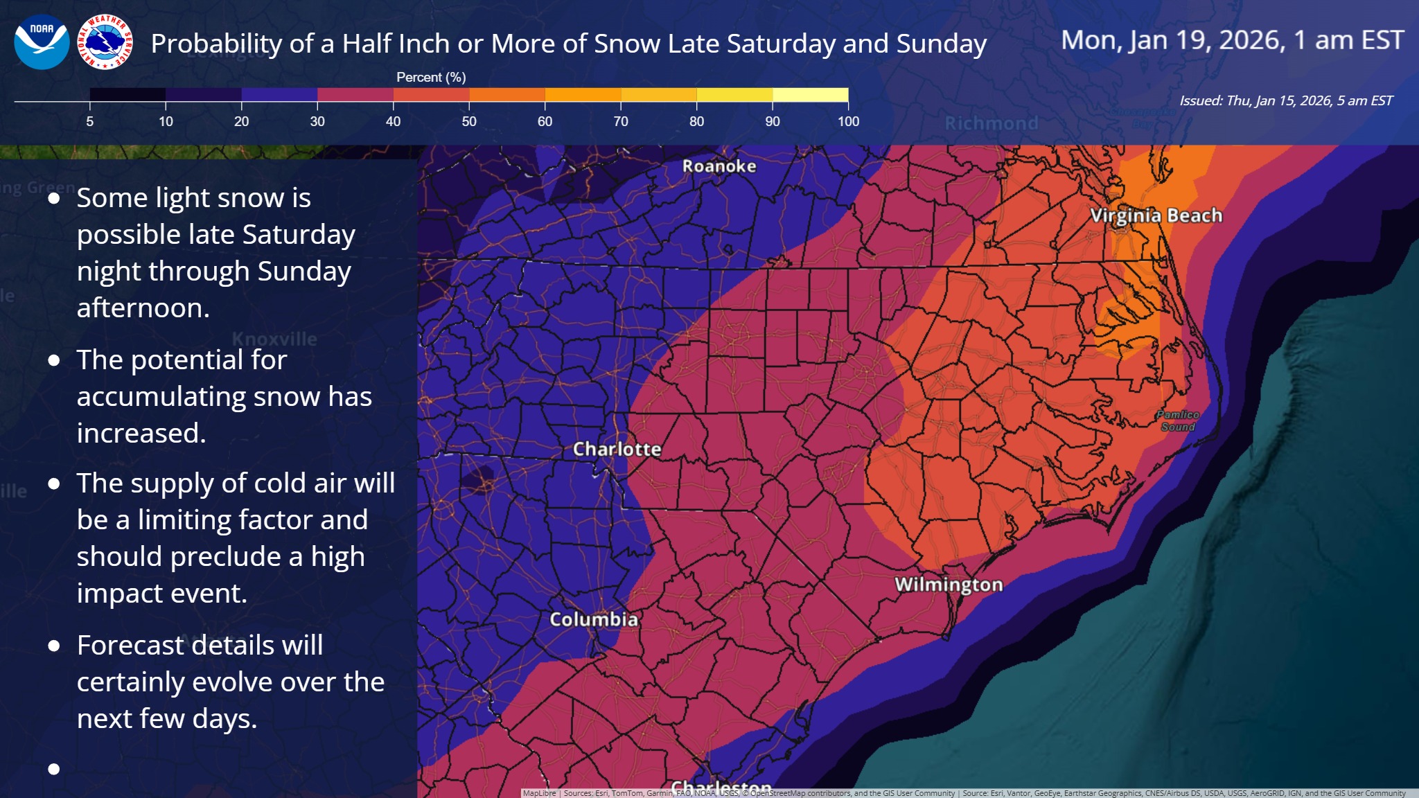 This image shows... - US National Weather Service Raleigh NC | Facebook